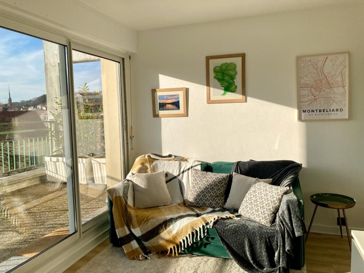 Appartement Avec Terrasse Et Parking Gratuit Accole Montbéliard Extérieur photo